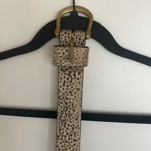 Women’s Cheetah Print Belt